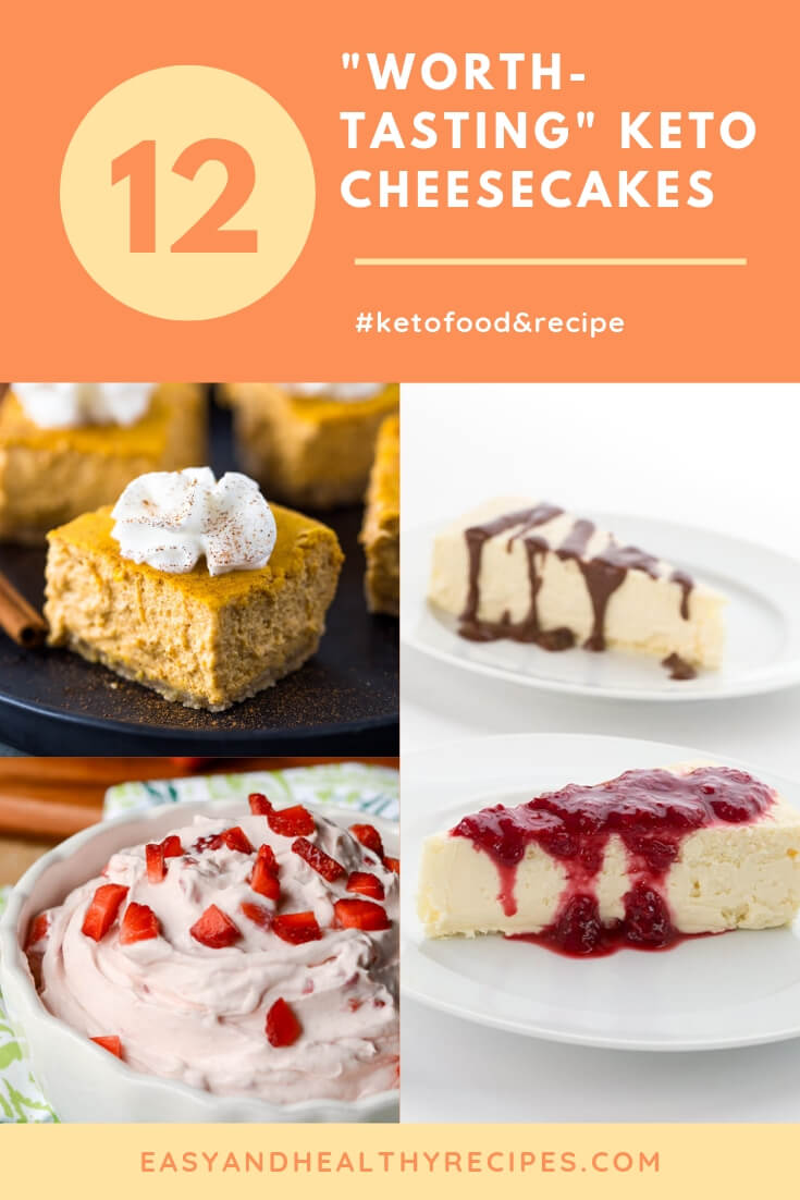 12 keto cheesecakes